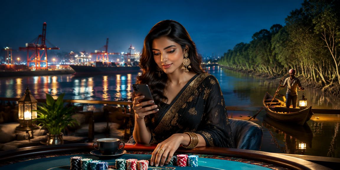 চট্টগ্রামে বাংলাদেশি মডেলের স্পোর্টস বেটিং উপভোগের দৃশ্য