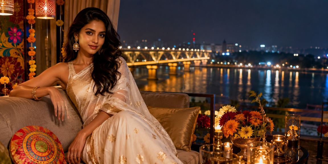 রাজশাহীতে শাড়ি পরিহিত নারীর রিবেট বোনাস গ্রহণের দৃশ্য