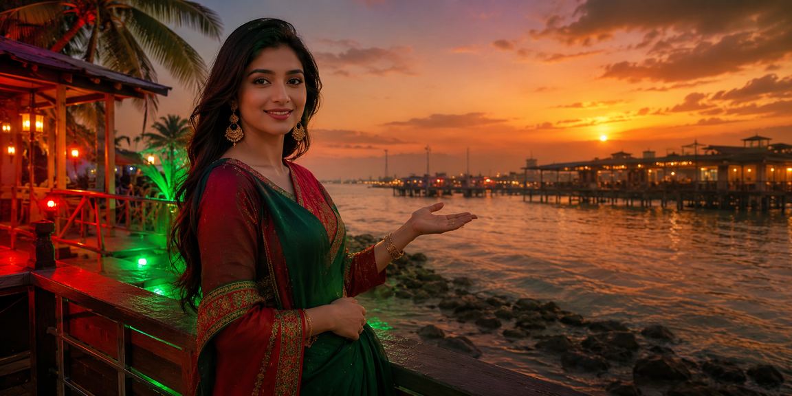 সেন্ট মার্টিনে টস প্রেডিকশন খেলার দৃশ্য